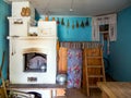 Russian oven with shelves, Zadonsk Local History Museum, Zadonsk