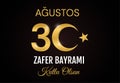 Zafer Bairam golden banner