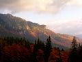 Zaganu Summit form Ciucas Carpathian Mountains in the autumn