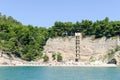 Zagare bay on the coast of Gargano National park on Puglia Royalty Free Stock Photo