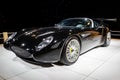 Zagato Mostro sports car, powered by MASERATI, showcased at the Autosalon 2020 Motor Show. Brussels, Belgium - January 9, 2020