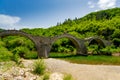 Zagorohoria stone bridge, Greece. Plakidas arch bridge