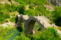 Zagorohoria stone bridge, Greece. Plakidas arch bridge