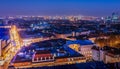 Zagreb from above Royalty Free Stock Photo