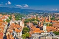 Zagreb, Capital of Croatia aerial view
