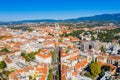 Zagreb, capital of Croatia, old city center down Royalty Free Stock Photo