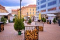 Zagreb Christmas market advent view