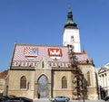 Zagreb church 2 Royalty Free Stock Photo