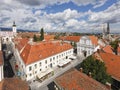 Zagreb citispace Royalty Free Stock Photo