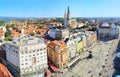 Zagreb city center Royalty Free Stock Photo