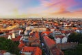 Zagreb cityspace Royalty Free Stock Photo