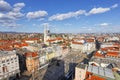 Zagreb cityspace Royalty Free Stock Photo