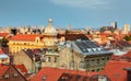 Zagreb cityspace Royalty Free Stock Photo