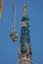 Damaged cathedral in the earthquake that hit Zagreb