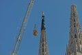 North tower of damaged cathedral in the earthquake that hit Zagreb