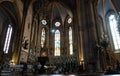 Interior of Roman Catholic Zagreb Cathedral on Kaptol Royalty Free Stock Photo