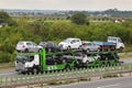 Car transport truck Royalty Free Stock Photo