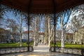 Zagreb, Croatia - February 2021. A picturesque tourist promenade in the medieval center of the Croatian capital