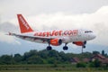 ZAGREB, CROATIA - JULY 12: EasyJet Airbus A320 on Pleso airport in Zagreb, Croatia.