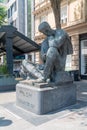 This Nikola Tesla statue in Zagreb. Nikola Tesla was a Serbian-American inventor, electrical engineer, mechanical engineer, and fu