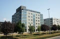 Zagreb, Croatia - 07/19/2015 - Modern buildings, beautiful architecture