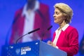 Ursula von der Leyen during EPP Congress in Zagreb Royalty Free Stock Photo