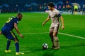 Taison during the match UEFA CL match Dinamo - Shakhtar at Maksimir Stadium