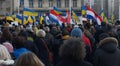 Peaceful Protest Against War in Ukraine in Zagreb Croatia