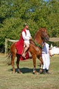 Nobleman during Roman show