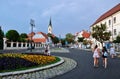 Zagreb, Croatia, View to Franciscan monastery of Saint Francis of Assisi Royalty Free Stock Photo