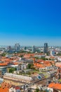 Zagreb down town skyline, Croatia Royalty Free Stock Photo