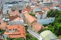 zagreb funicolar in city center croatia Royalty Free Stock Photo