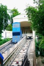 The Zagreb funicular is one of many tourist attractions in Zagreb Royalty Free Stock Photo