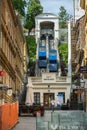 Zagreb funicular, one of many tourist attractions in Zagreb, Croatia Royalty Free Stock Photo