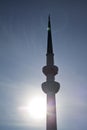 zagreb mosque silhouette