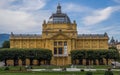 Zagreb. Historic building. Nice garden and amazing place. Croatia.