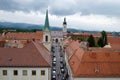 Zagreb Saint Mark Church Croatia euopean capital. Touristic travel destination