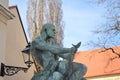 Zagreb sculpture fountain