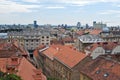 Zagreb skyline view Royalty Free Stock Photo