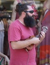 Zagreb Street Musician Royalty Free Stock Photo