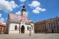 Zagreb Tourist Attraction / St. Mark's Church Royalty Free Stock Photo