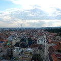 View Zagreb Royalty Free Stock Photo