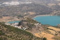 Zahara de la sierra castle, CÃÂ¡diz, AndalucÃÂ­a, Spain. Air views