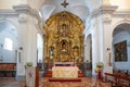 Altar at Santa Maria de la Mesa Church Interior - Zahara de la Sierra, Andalusia, Spain