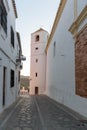 Zahara de la Sierra. Typical white village of Spain in the province of Cadiz in Andalusia, Spain Royalty Free Stock Photo