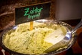 Zahtar or Zahtar. Arabic spice mixture Royalty Free Stock Photo