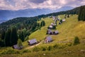 Zajamniki on a plateau Pokljuka in Slovenian Alps