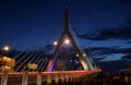 Zakim Bridge Royalty Free Stock Photo