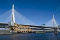 Zakim bridge. Boston Royalty Free Stock Photo