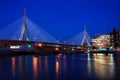 Zakim Bridge, Boston Royalty Free Stock Photo